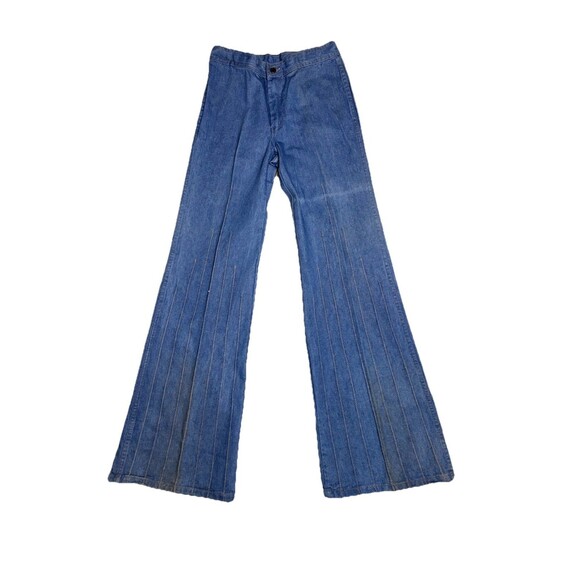 NWT TRUE VINTAGE Saturday's Generation Denim Jeans Flare Leg Ladies 32 60's 70's - Picture 1 of 15